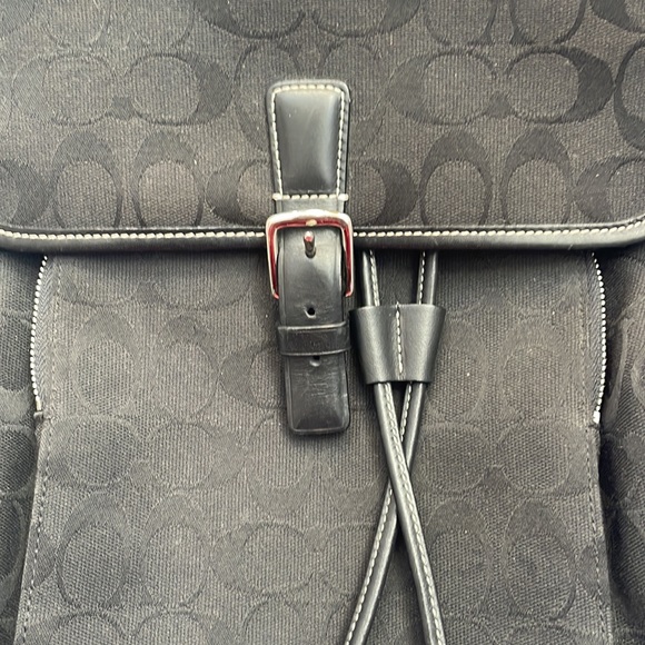 Coach Backpack Black Vintage Bag - Picture 3 of 9